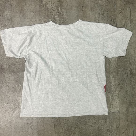 Vintage 90’s OSU Ohio State Buckeyes Gray Spell Out Tee Shirt Size XL - Picture 4 of 6